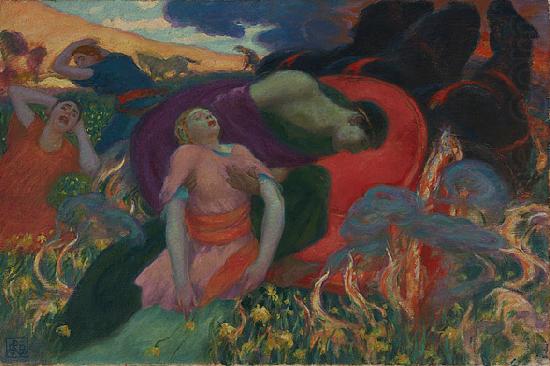 Rupert Bunny Rape of Persephone china oil painting image